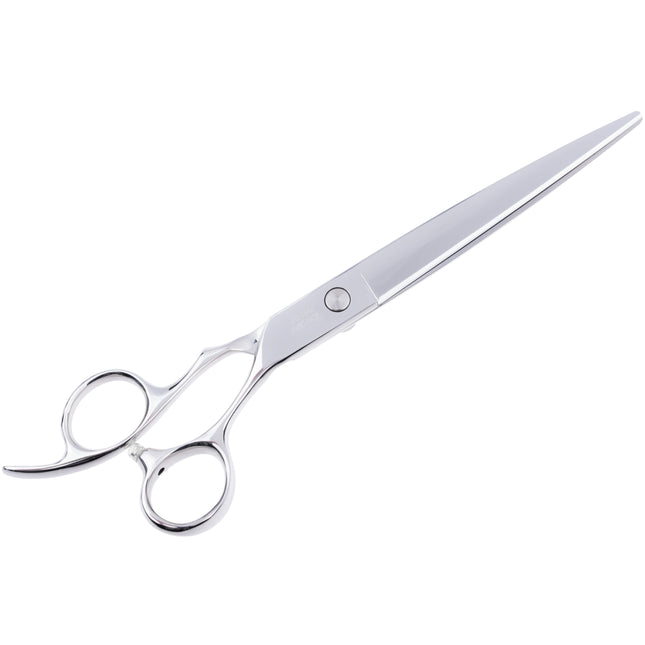 Jargem Lefty Straight Scissors - straight grooming scissors for left-handed users with a diamond design