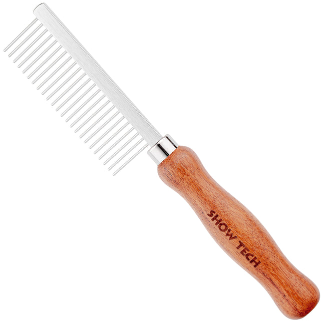 Show Tech Metal Comb with Wooden Handle