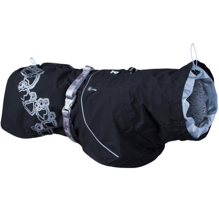 Hurtta Drizzle Coat Raven - raincoat for dogs with a warm lining