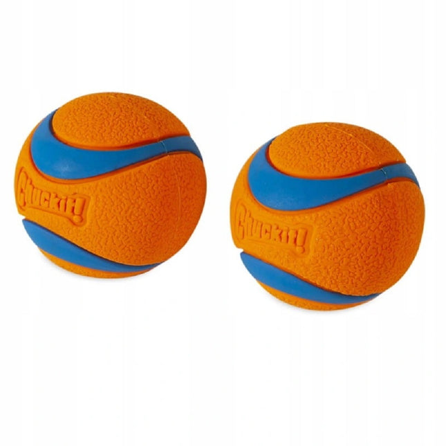 Chuckit! Ultra Ball M (6.4cm) - bouncy dog ball, without squeaker - 2pcs