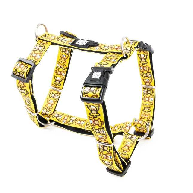 Max & Molly H - Monkey Maniac Harness - colorful adjustable harness for dogs and puppies