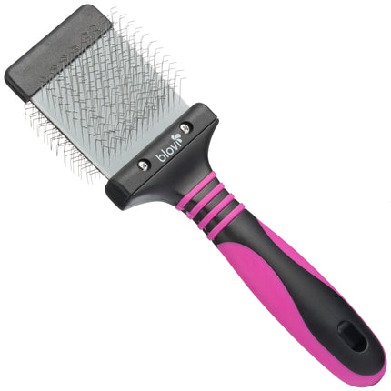 Blovi Small Duo Flex Slicker - double-sided, flexible poodle brush