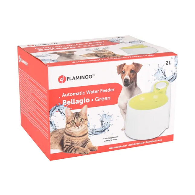 Flamingo Bellagio Automatic Water Feeder 2L - silent fountain for cats and dogs