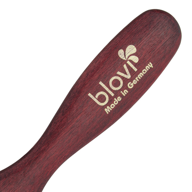 Blovi Wood Large Pin Brush - large, oval brush for long-haired dogs, with long metal pins