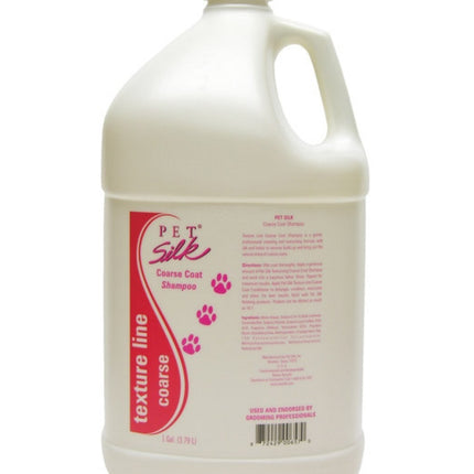 Pet Silk Texturizing Coat Shampoo - a shampoo that provides the right texture and increases volume for breeds with thick, dense, and demanding coats.