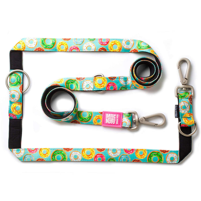 Max&Molly Multi-Leash Donuts - Adjustable Dog Leash, Interesting Pattern, 200cm