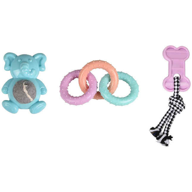 Flamingo Puppy Toys - toys for puppies