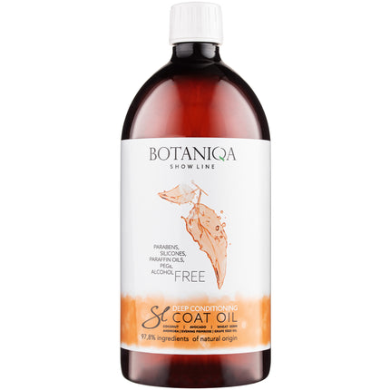 Botaniqa Show Line Deep Conditioning Coat Oil - nourishing oil that protects dog fur from tangling