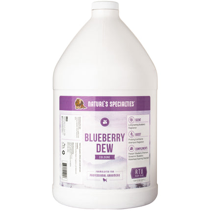 Nature's Specialties Foo Foo Blueberry Dew Cologne - fragrance water for dogs and cats, blueberry scent