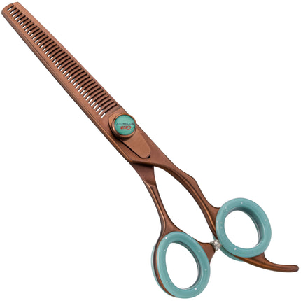 Geib Entree Gold Thinner Scissors - professional single-sided thinning shears made from Japanese steel, 38 teeth