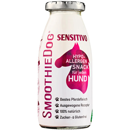 SmoothieDog Sensitivo - smoothie for dogs with food allergies, with horse meat