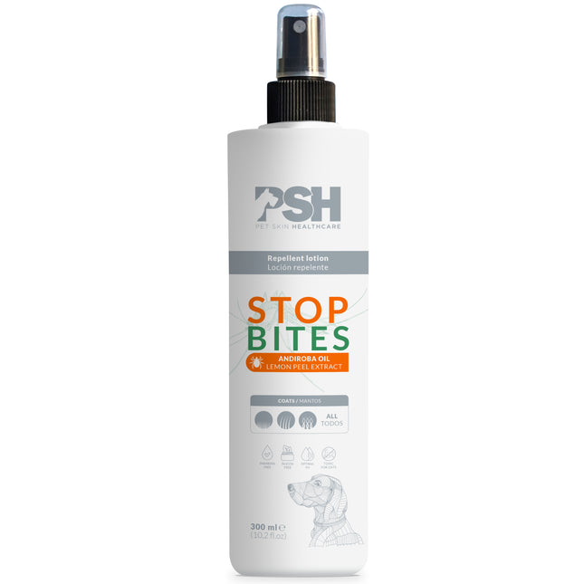 PSH Pack Stop Bites - flea and tick repellent grooming kit for dogs and cats