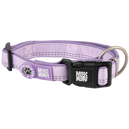 Max&Molly GOTCHA! Smart ID Matrix 2.0 Collar Lavender - dog collar with QR identifier, purple