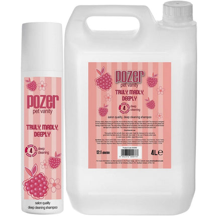 Pozer Truly Madly Deeply Shampoo - deep cleansing fur shampoo with fruit extracts, mango scent, concentrate 1:12