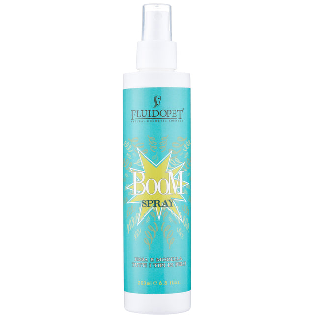 FluidoPet Boom Spray - keratin-based treatment that nourishes and provides the right structure for curly fur.