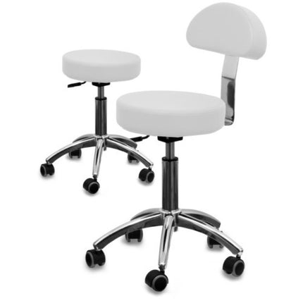 Gabbiano AM 304 - grooming chair/stool with backrest and height adjustment