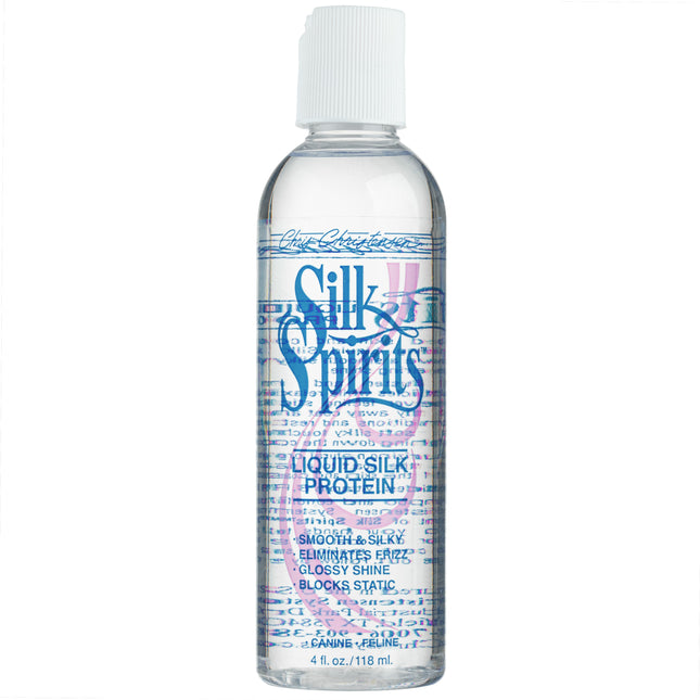 Chris Christensen Silk Spirit - liquid silk, rebuilds, moisturizes, smooths, and adds shine to fur, for dogs and cats