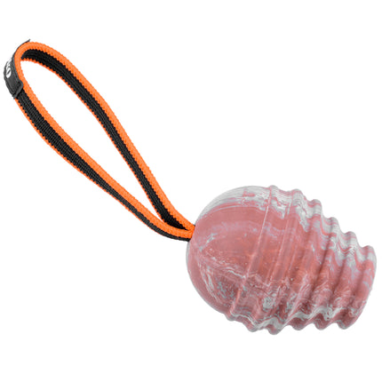 Julius K9 Duoplay Ball - rubber toy for dogs, with a handle