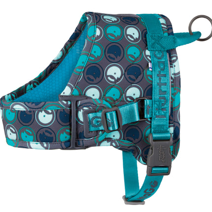 Hurtta Go Harness Sky 55 - 65cm - comfortable harness with handle, perfect for long walks