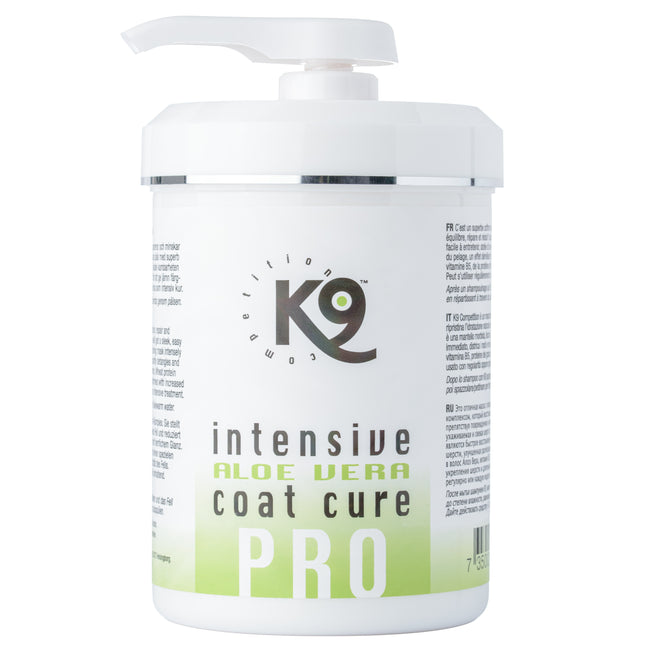 K9 Intensive Aloe Vera Coat Cure - intensive aloe vera conditioner for dog and cat fur, with keratin