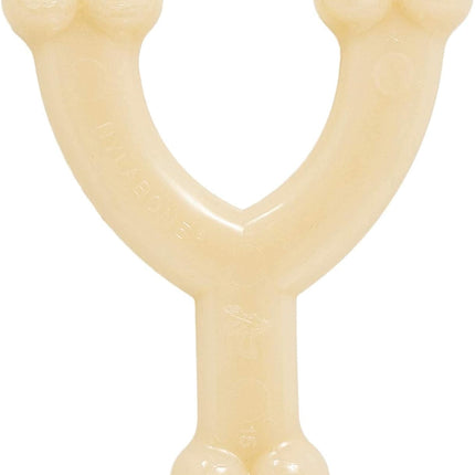 Nylabone Extreme Wishbone Chicken - durable chew toy for dogs, chicken flavor