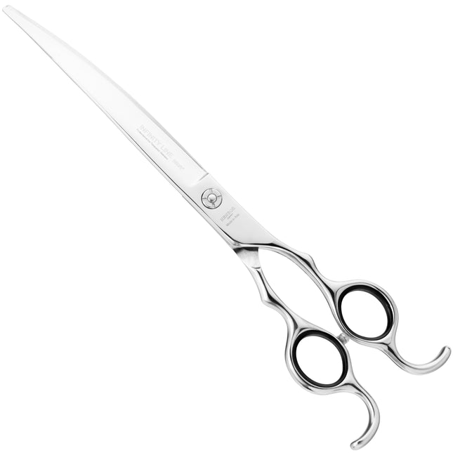 Henbor Infinity Pet Line Curved Scissors - professional pet grooming scissors, curved