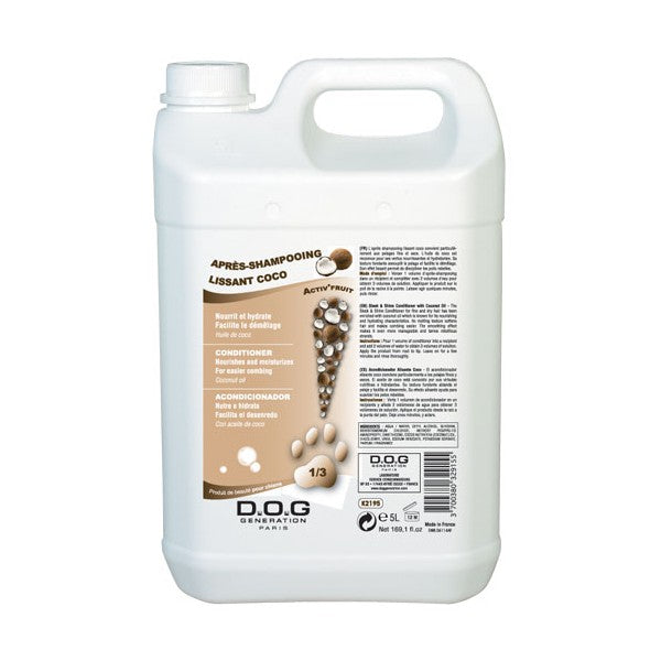 Dog Generation Sleek&Shine Coconut Conditioner - conditioner for dry dog fur