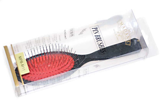 Madan Large Hard Pin Brush - professional large brush with an ergonomic handle, hard metal pins