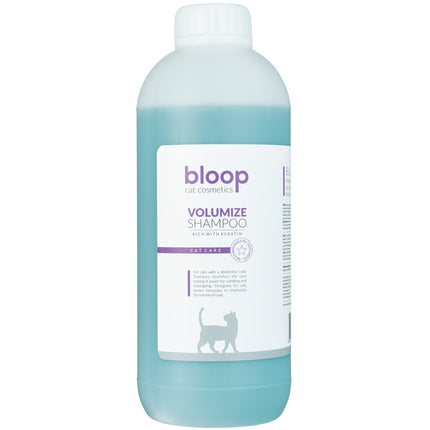 Bloop Volumize Shampoo For Cats - professional volumizing shampoo for cats that facilitates detangling, concentrated 1:10