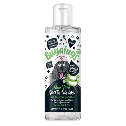 Bugalugs Aloe Vera Soothing Gel - Aloe Vera gel for dogs, cats, and other pets, soothes and moisturizes