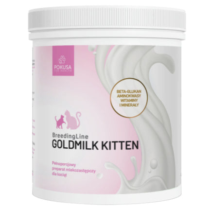 Pokusa BreedingLine GoldMilk Kitten - complete milk replacer for kittens, from the first day of life, rich in vitamins and minerals