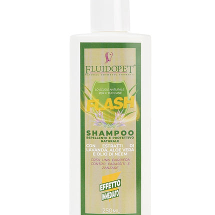 FluidoPet Flash Shampoo - effective, natural shampoo against insects and bugs