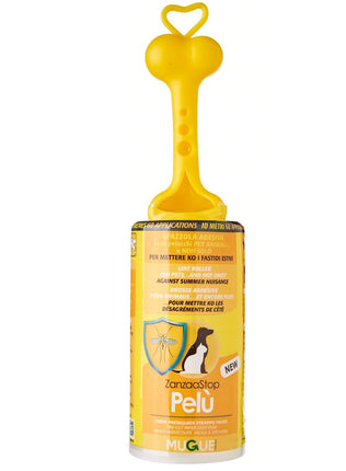 Mugue Pelu Insect Repellent Roller - scented roller for collecting pet hair, repelling mosquitoes