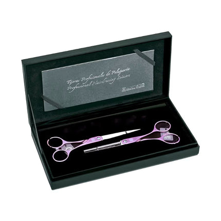 Artero Symetric Set 5.5 - set of scissors and thinning shears with a colorful handle