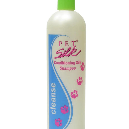 Pet Silk Conditioning Silk Shampoo - cleansing, moisturizing, and softening fur shampoo, concentrate 1:16