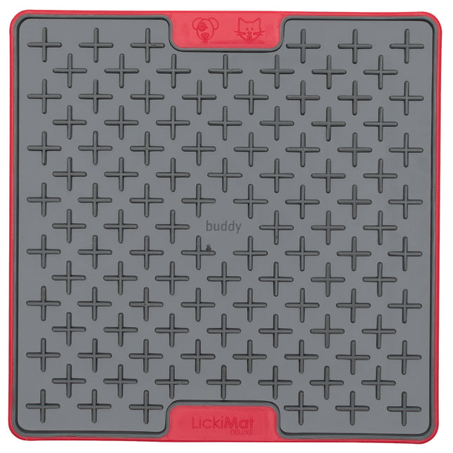 LickiMat Tuff Buddy - licking mat for dogs, cross pattern