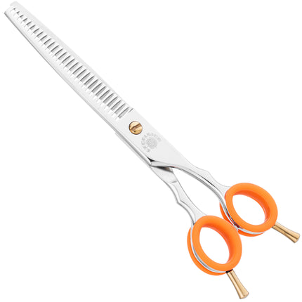 P&W Excelsior Thinning Scissors - professional single-sided thinning shears, 30 teeth