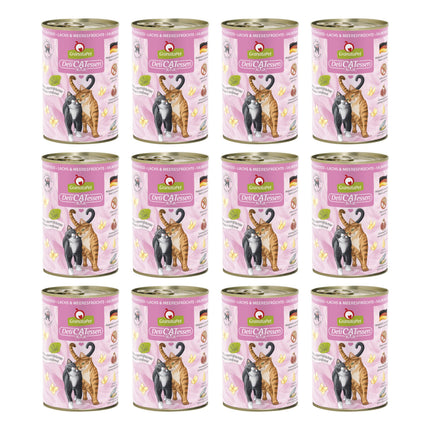 GranataPet DeliCatessen & Seafood - grain-free wet cat food, salmon and seafood