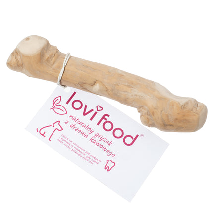 Lovi Food organic coffee wood chew toy for dogs