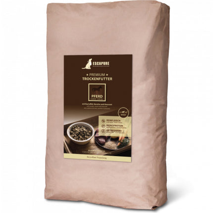 Escapure Premium Horse - high-quality dog food, oven-baked horse meat