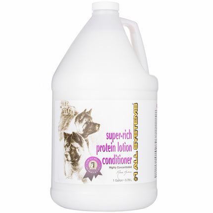 1 All Systems Super Rich Protein Lotion Conditioner - anti-static conditioner for all types of dog and cat fur