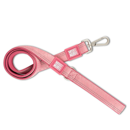 Max&Molly Short Leash Matrix 2.0 Rose 120cm - short leash for dogs, pastel pink