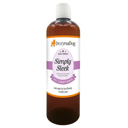 DezynaDog Magic Formula Simply Sleek Conditioner - moisturizing conditioner for medium and long-haired dog breeds, concentrate 1:10