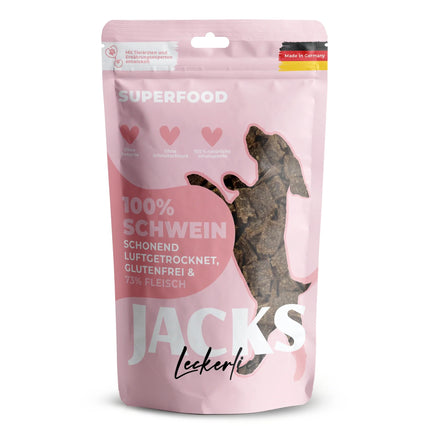 Jacks Leckerlie Superfood Pork - dog treats, 100% pork