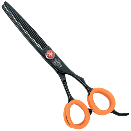 P&W Widow Thinning - professional single-sided thinning shears with decorative screw, 50 teeth