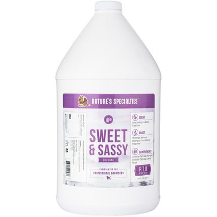 Nature's Specialties Sweet & Sassy Cologne - fragrance water for dogs and cats, almond-floral.