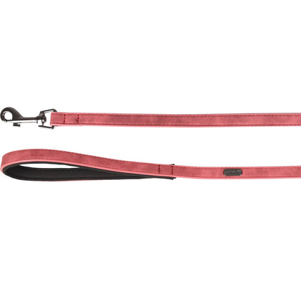 Flamingo Leash Delu - dog leash made of eco-leather, padded handle, 130cm