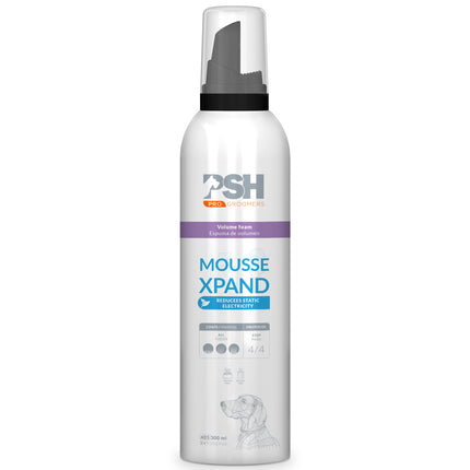 PSH Pro Mousse Xpand - volume-boosting mousse for dog fur