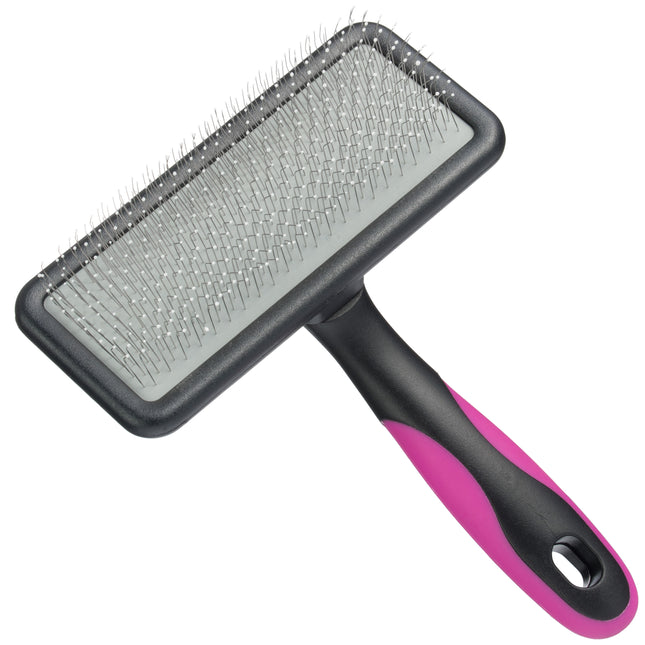 Blovi Large Ball Pin Slicker - large pin brush with safe pins for poodles