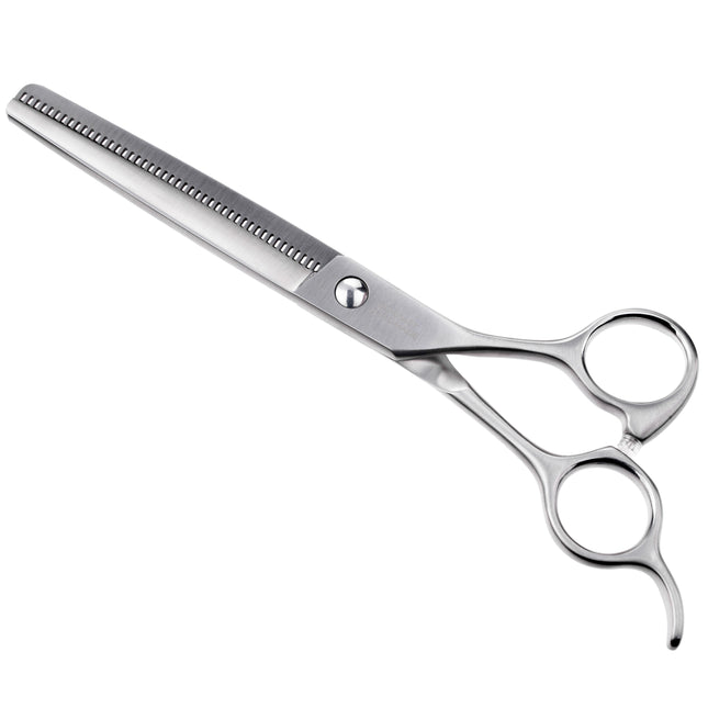 Jargem Mat Brilliant Blenders - elegant single-sided thinning shears, decorative screw with diamonds, 45 teeth